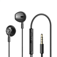 

												
												Lenovo HF140 Wired Half In-Ear Headphones – Black